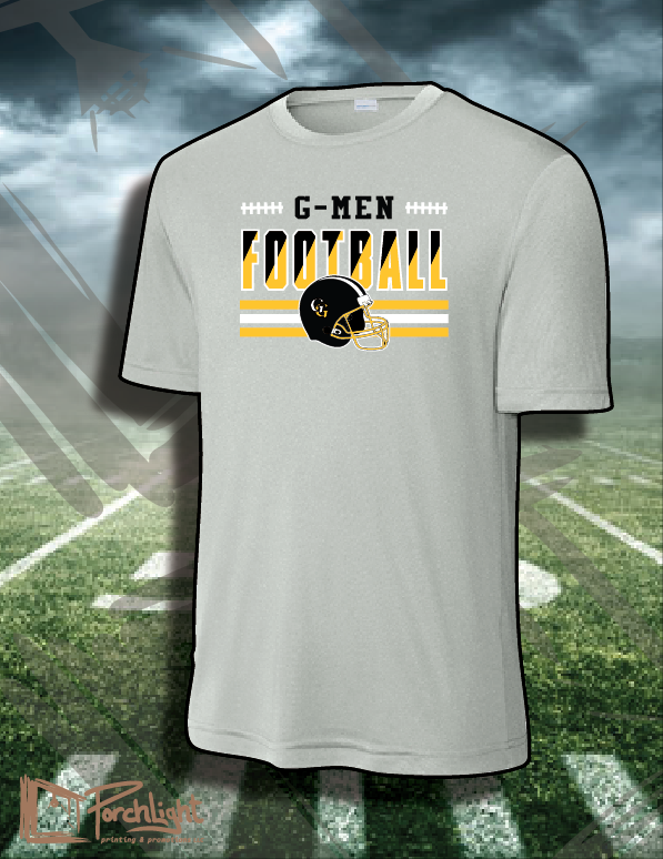 ColorBlock Helmet Logo T