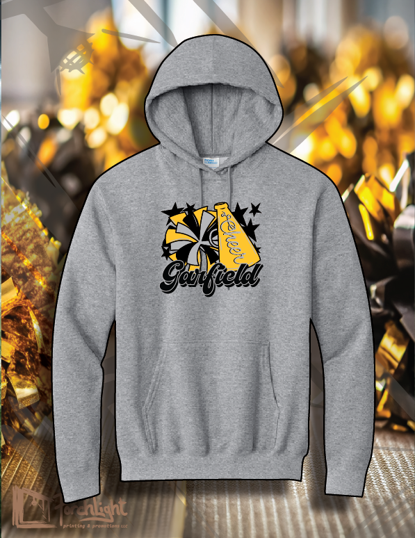 Stars and Poms Cheer T