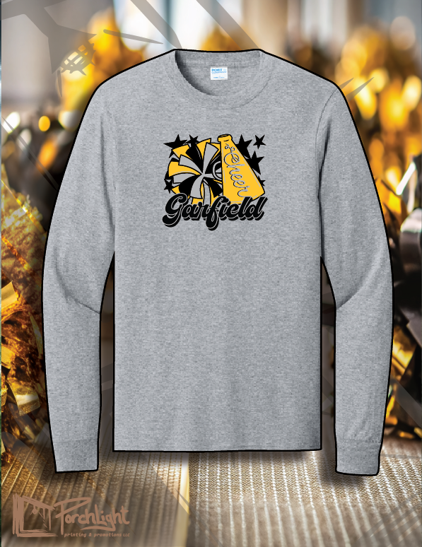 Stars and Poms Cheer T