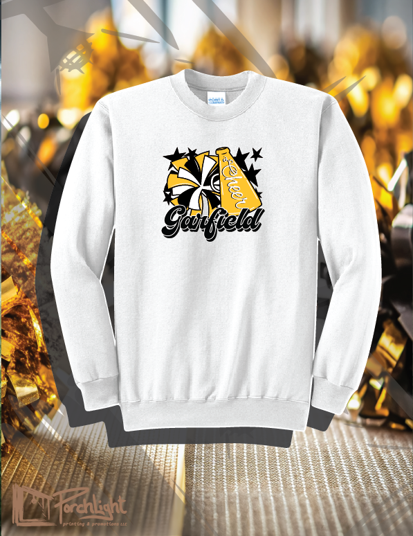 Stars and Poms Cheer T