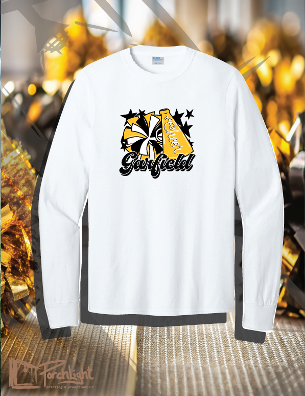 Stars and Poms Cheer T