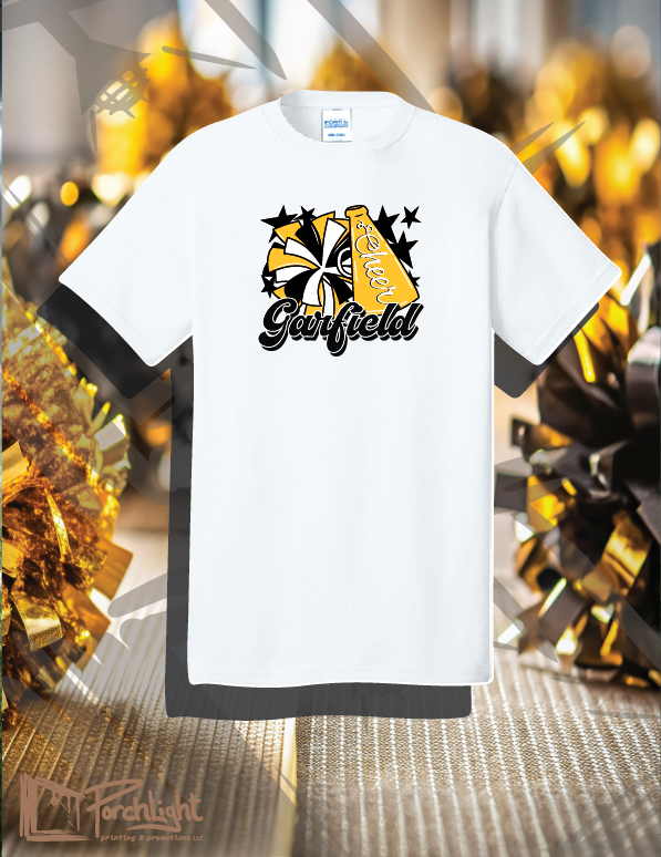 Stars and Poms Cheer T