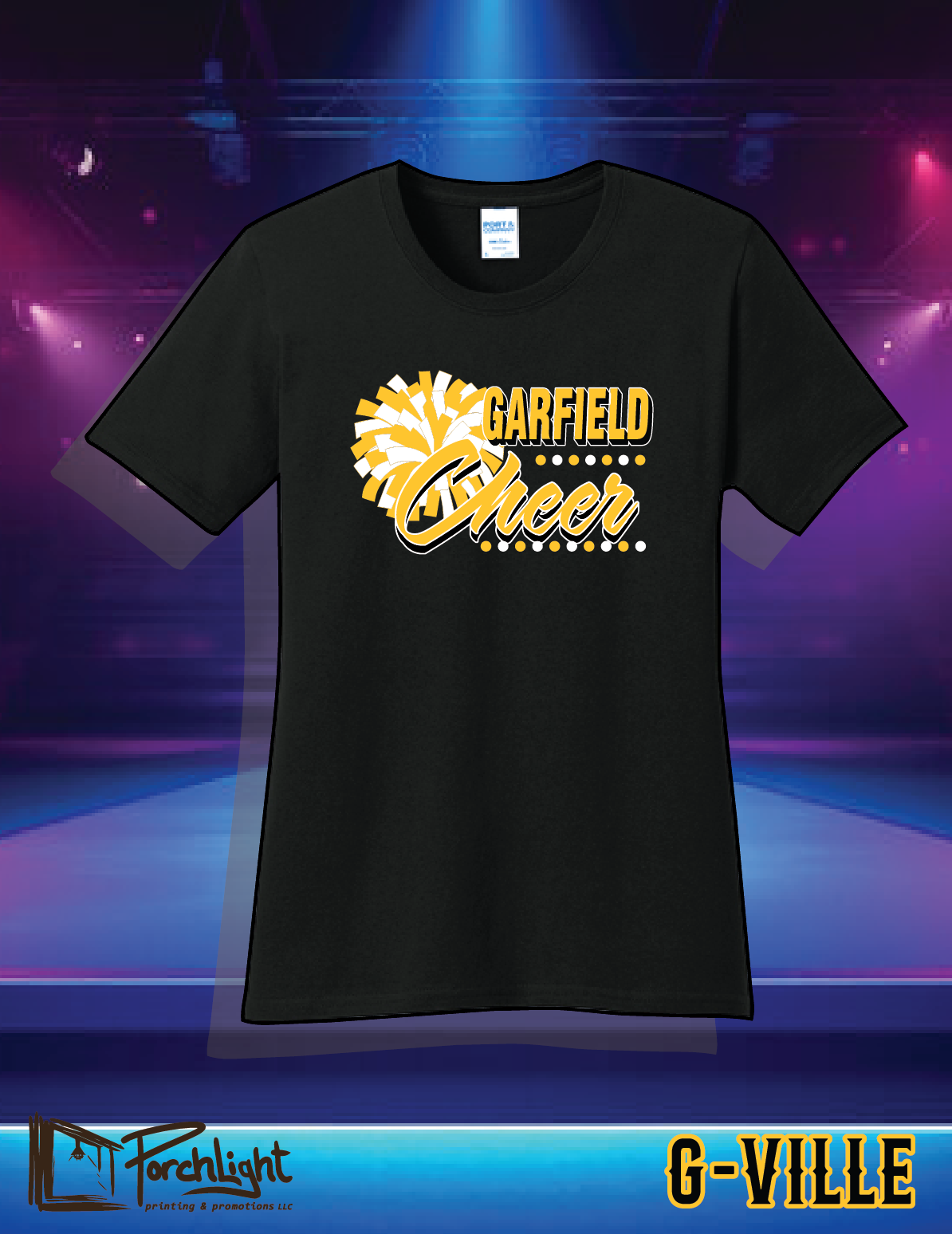 Garfield Cheer Pom Design 2026