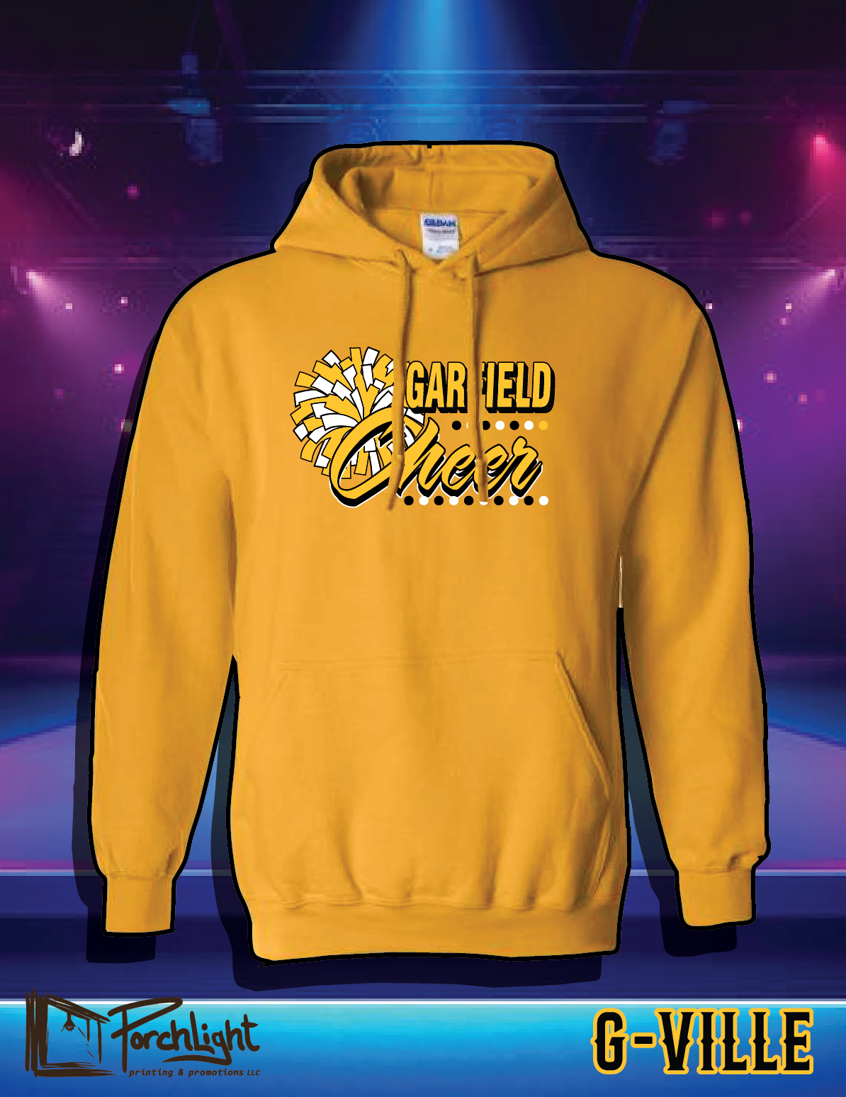 Garfield Cheer Pom Design 2026