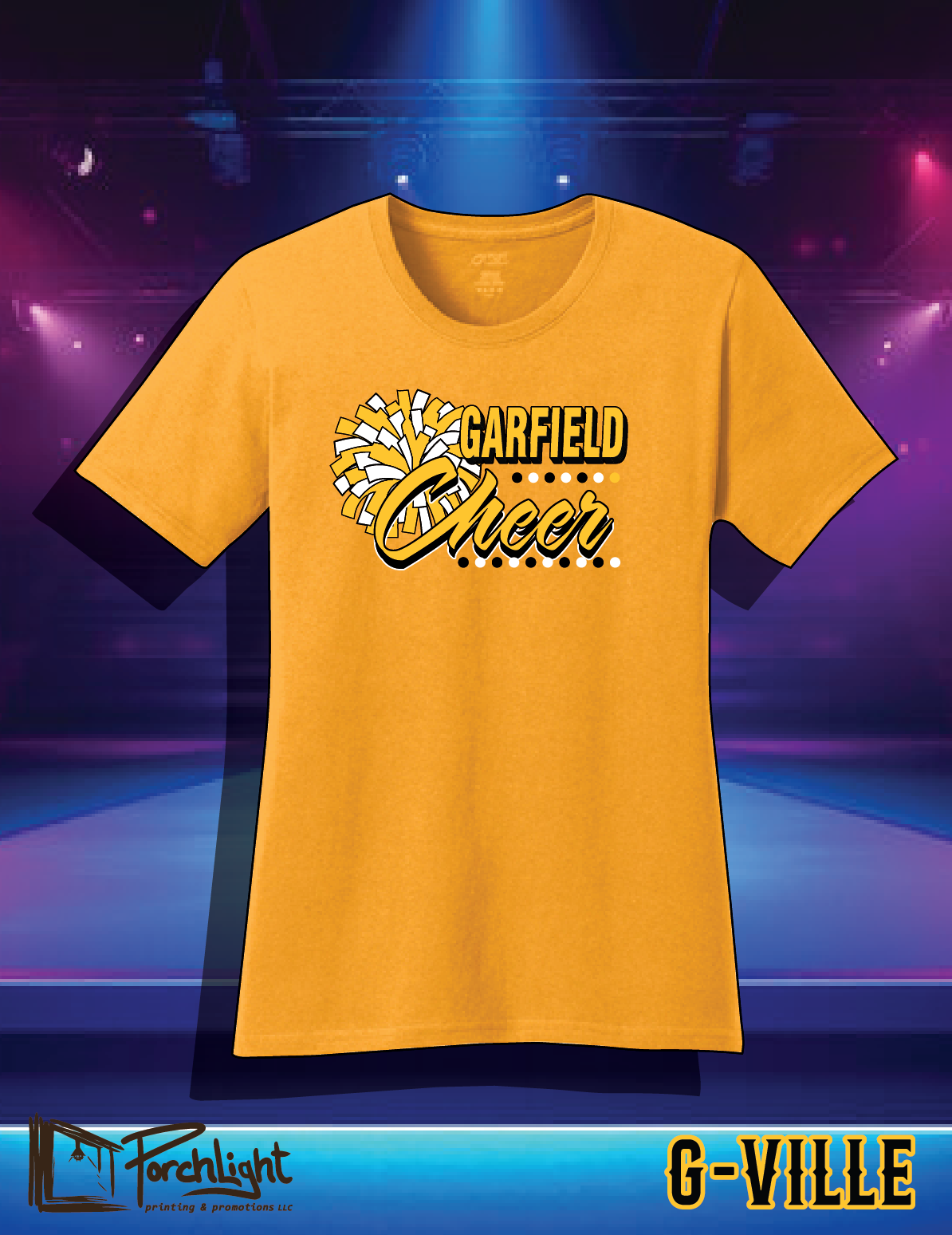 Garfield Cheer Pom Design 2026