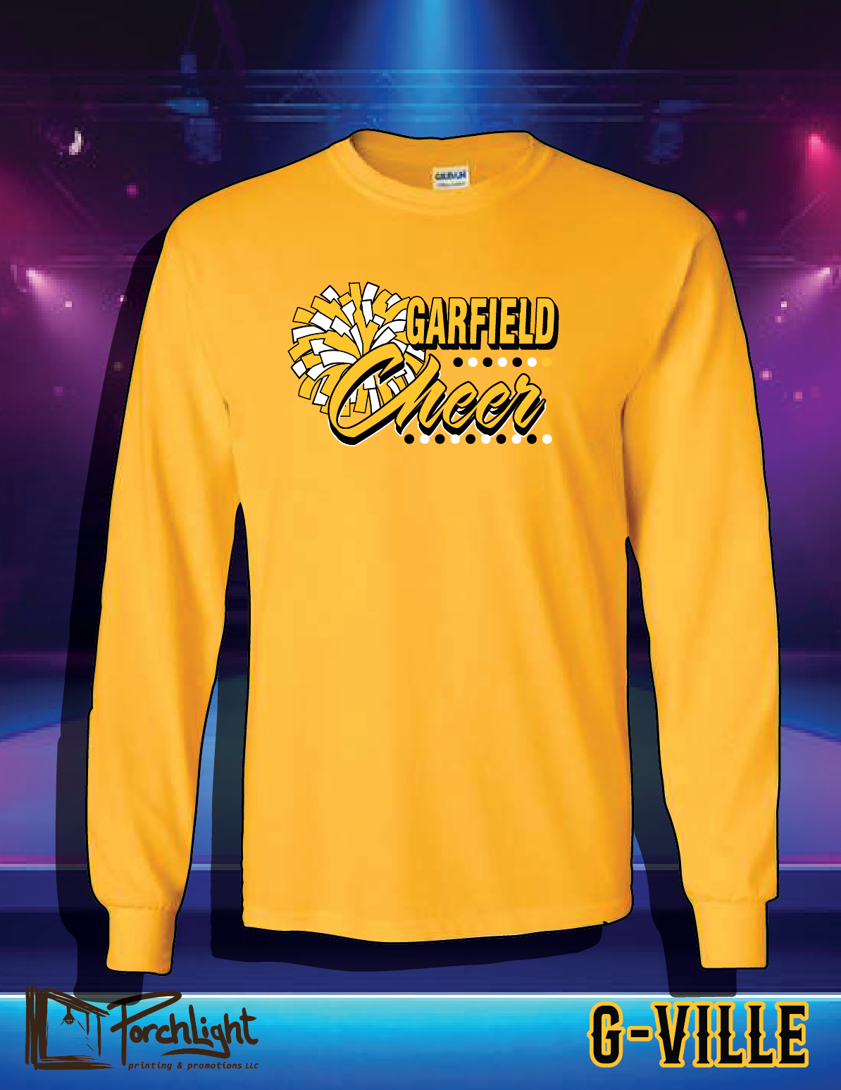 Garfield Cheer Pom Design 2026
