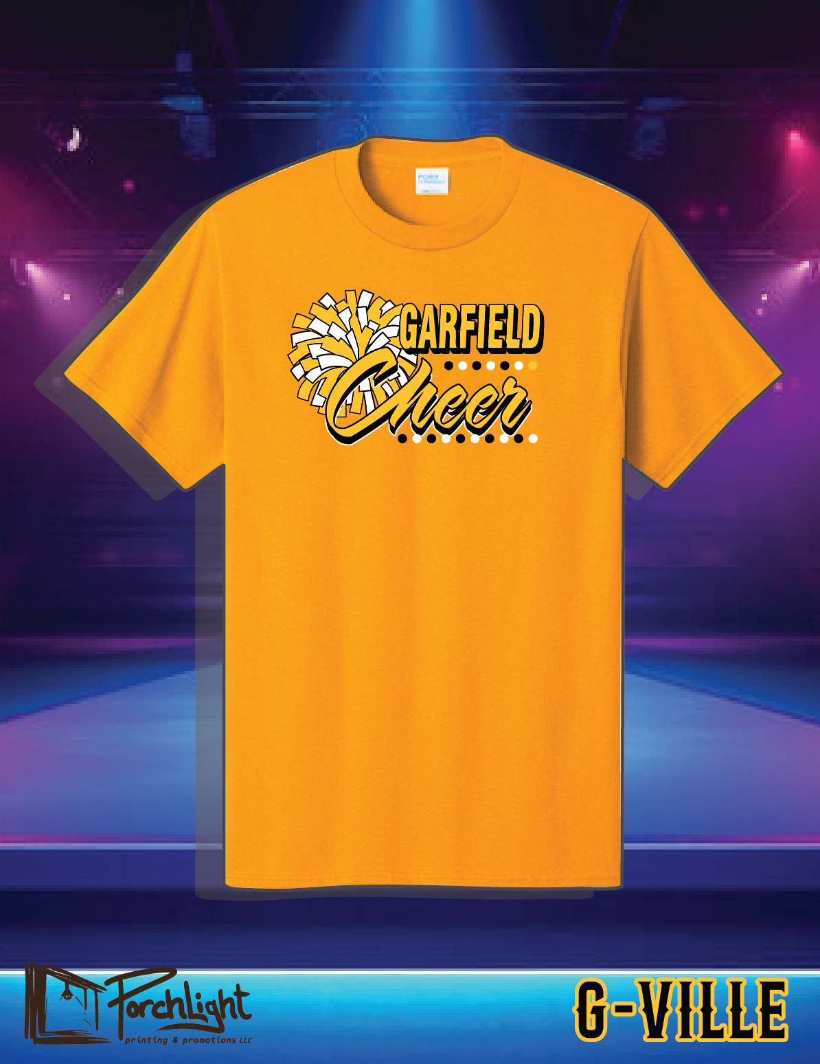 Garfield Cheer Pom Design 2026
