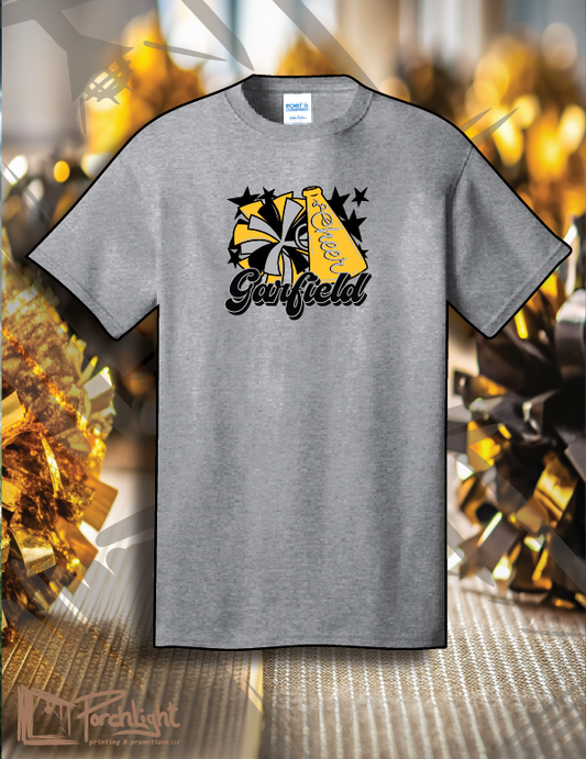 Stars and Poms Cheer T