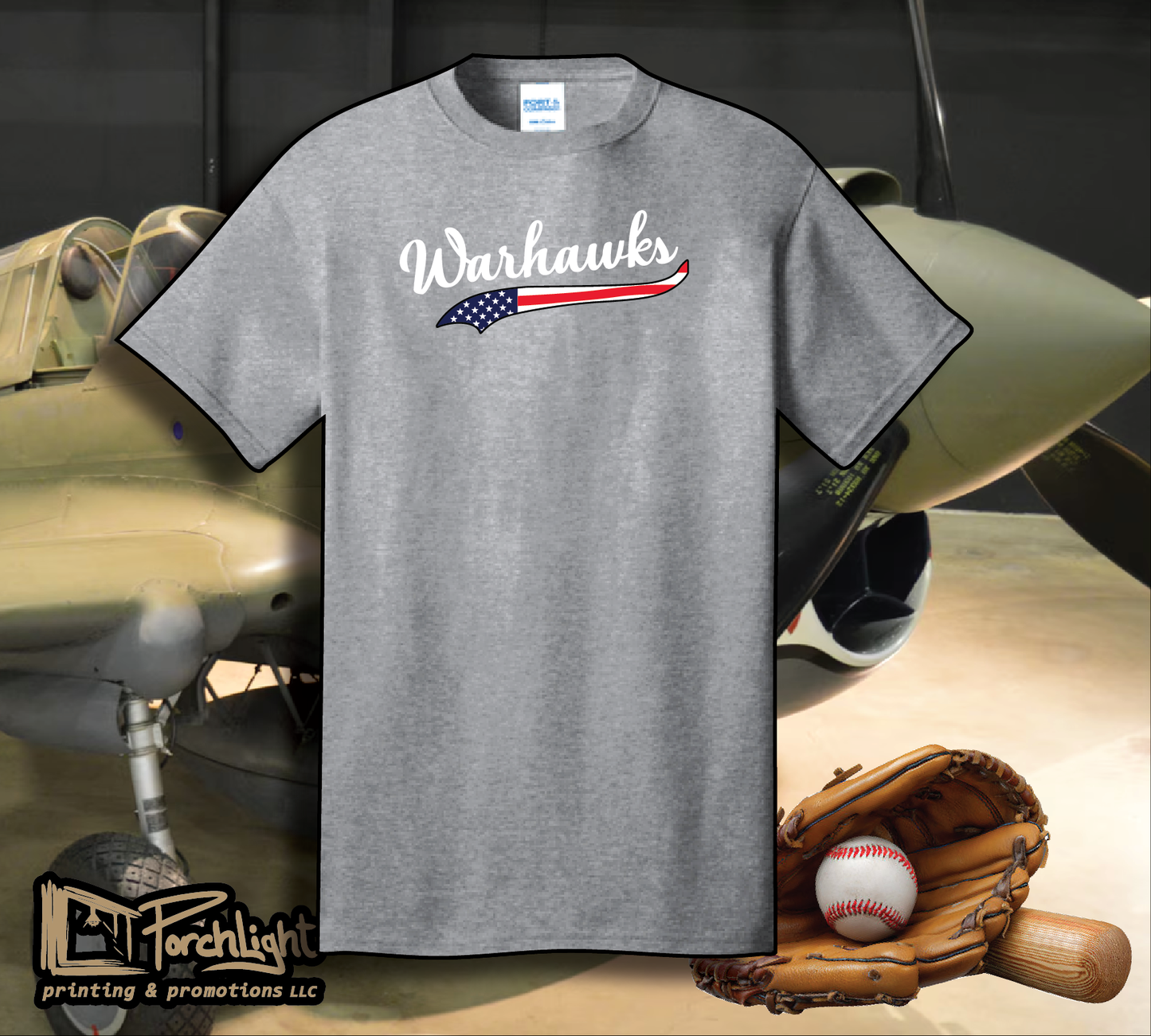 Warhawks Star Spangled Logo apparel