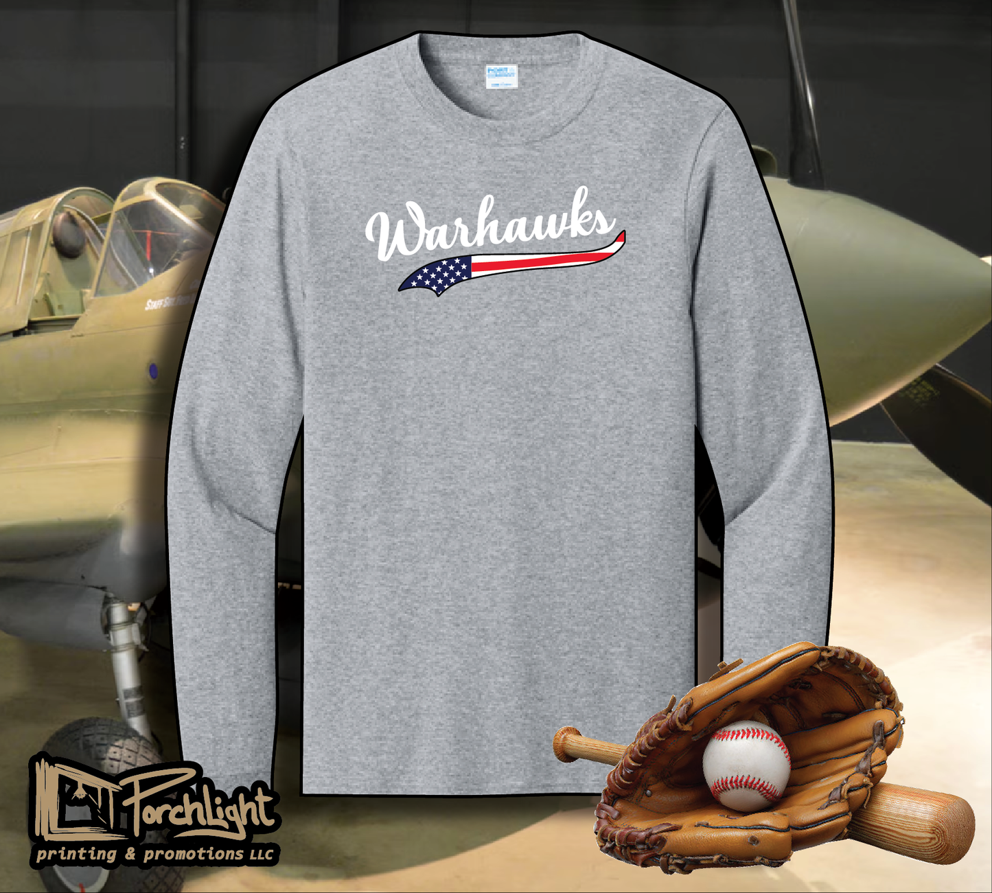 Warhawks Star Spangled Logo apparel