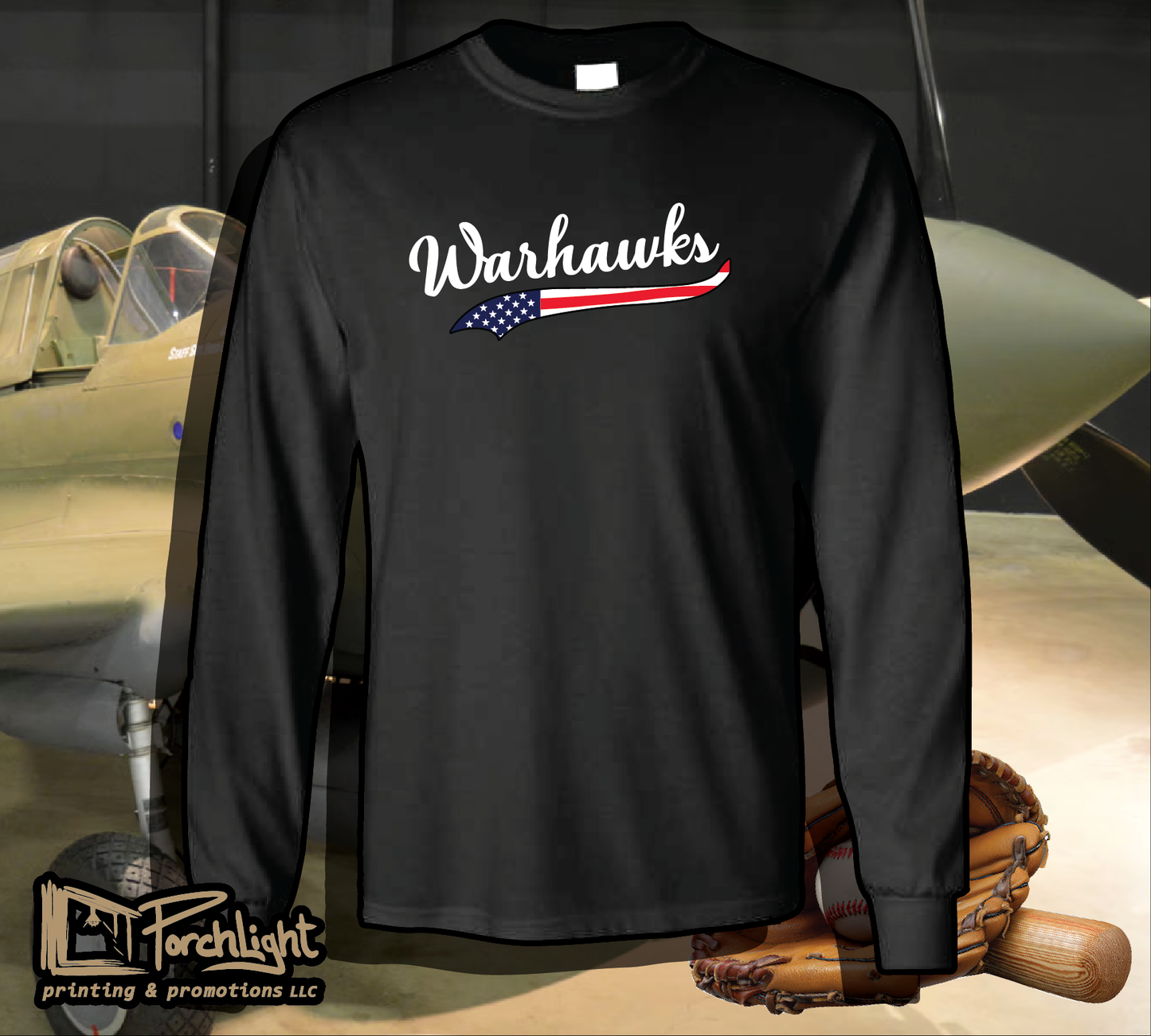 Warhawks Star Spangled Logo apparel