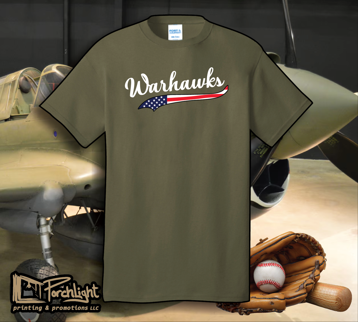 Warhawks Star Spangled Logo apparel