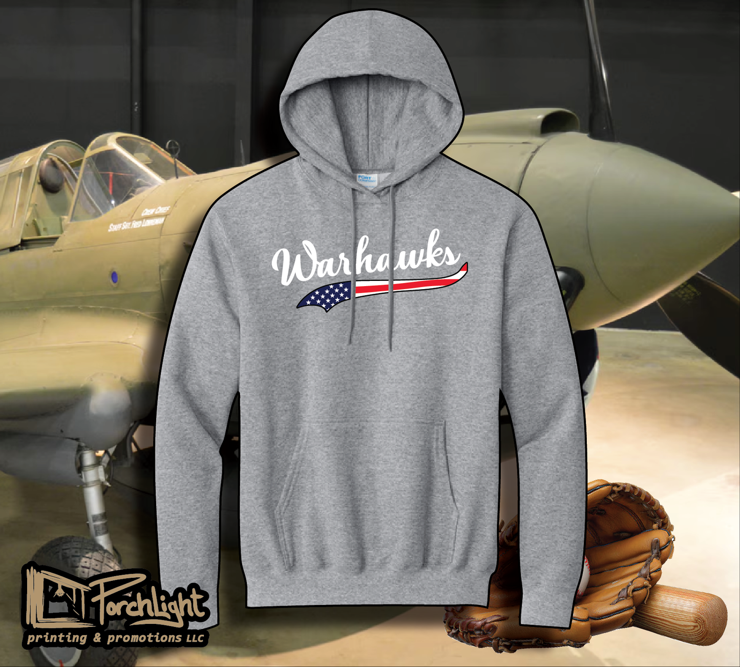Warhawks Star Spangled Logo apparel