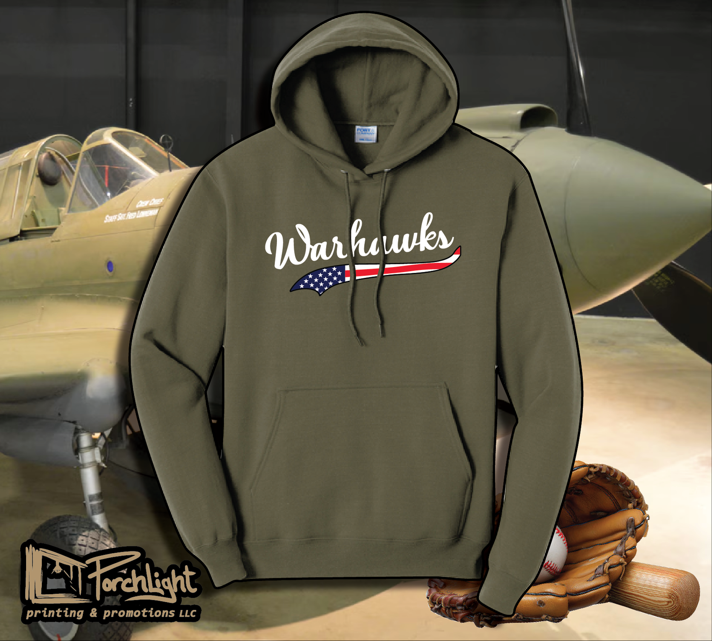 Warhawks Star Spangled Logo apparel
