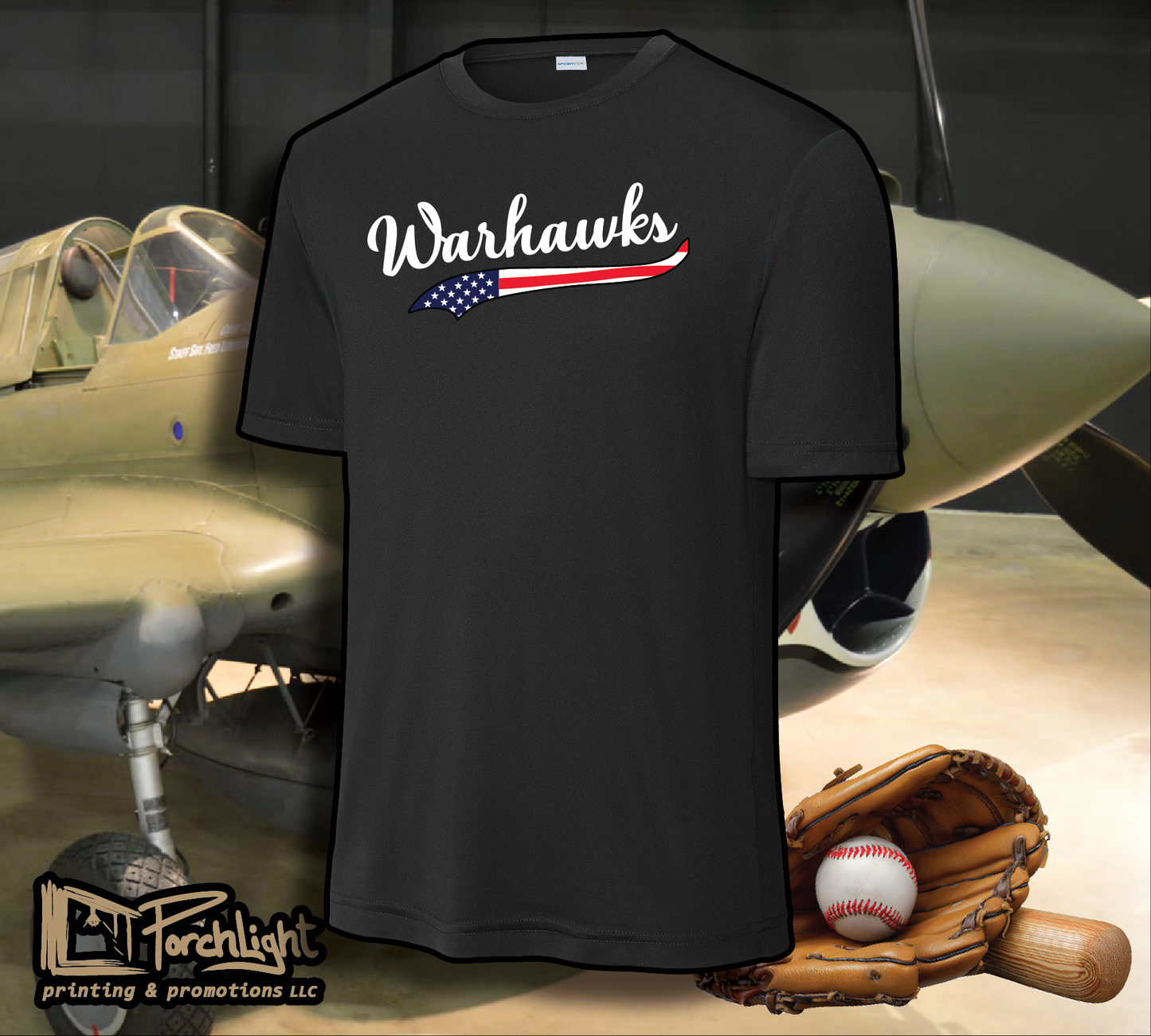 Warhawks Star Spangled Logo apparel