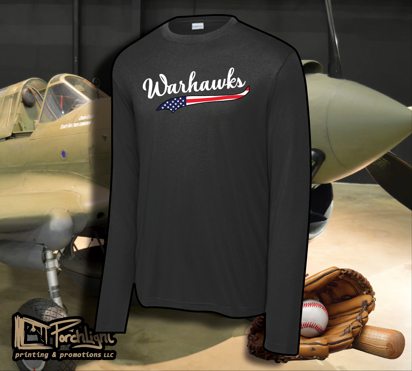 Warhawks Star Spangled Logo apparel