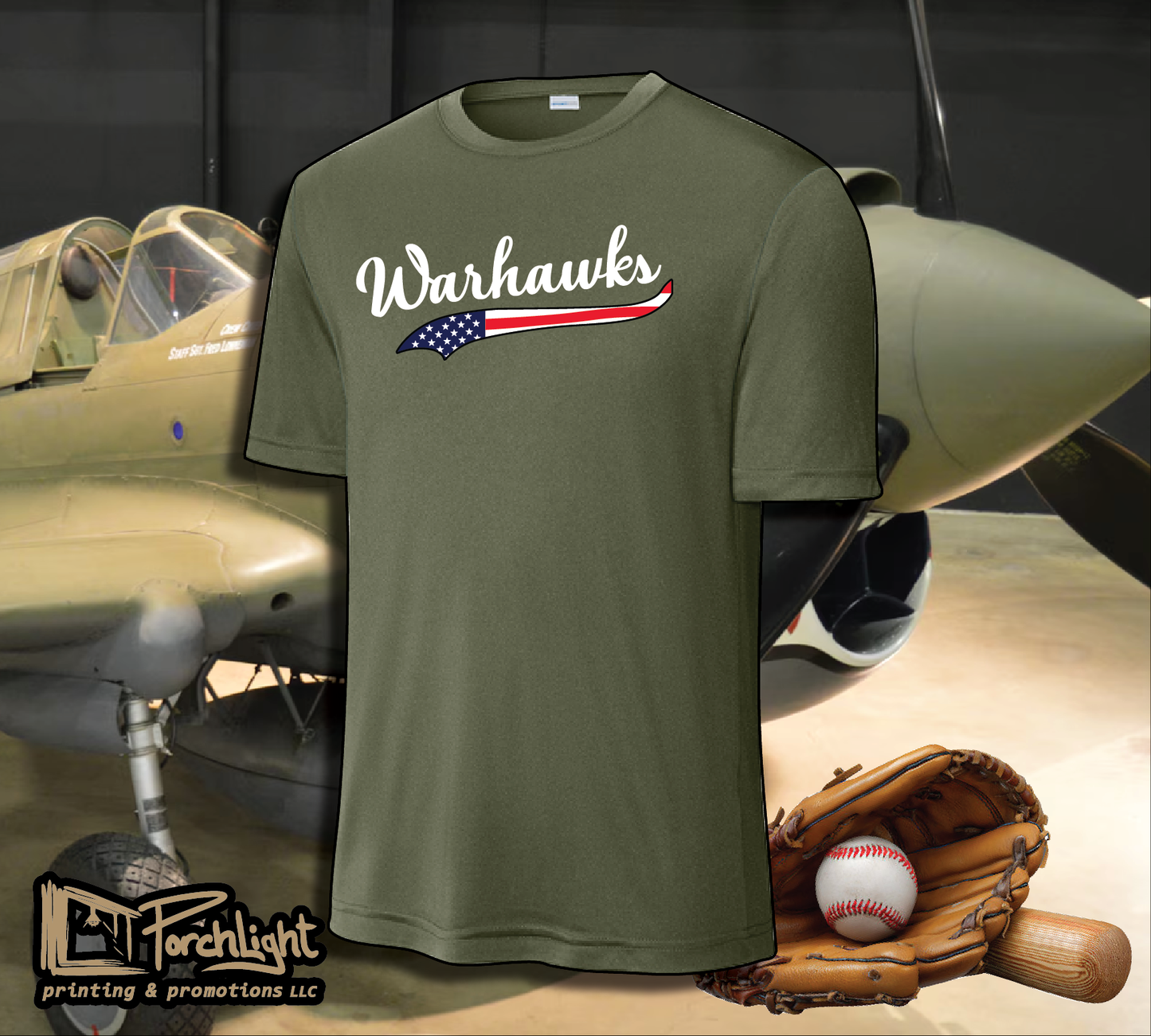 Warhawks Star Spangled Logo apparel