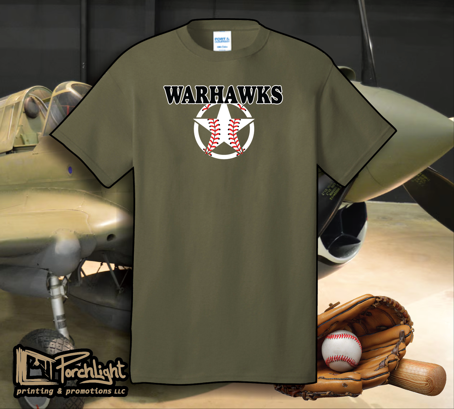 Warhawks Circle Star Logo apparel