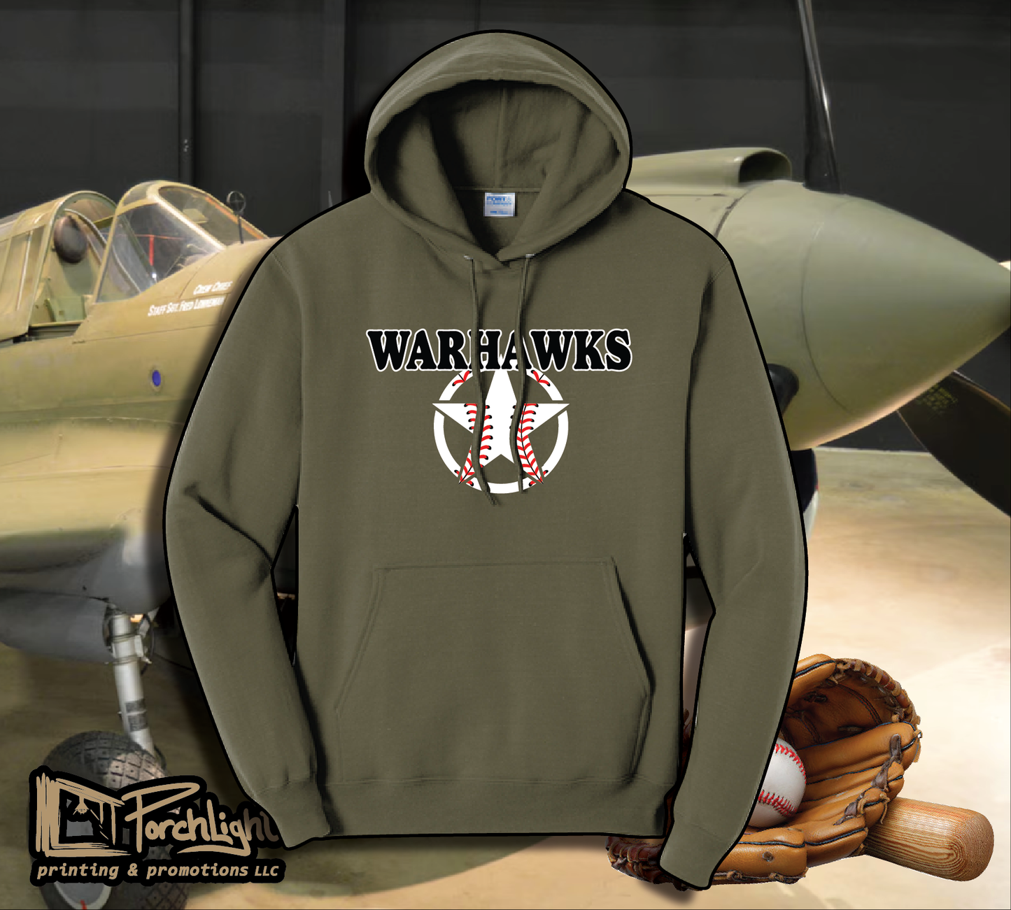 Warhawks Circle Star Logo apparel