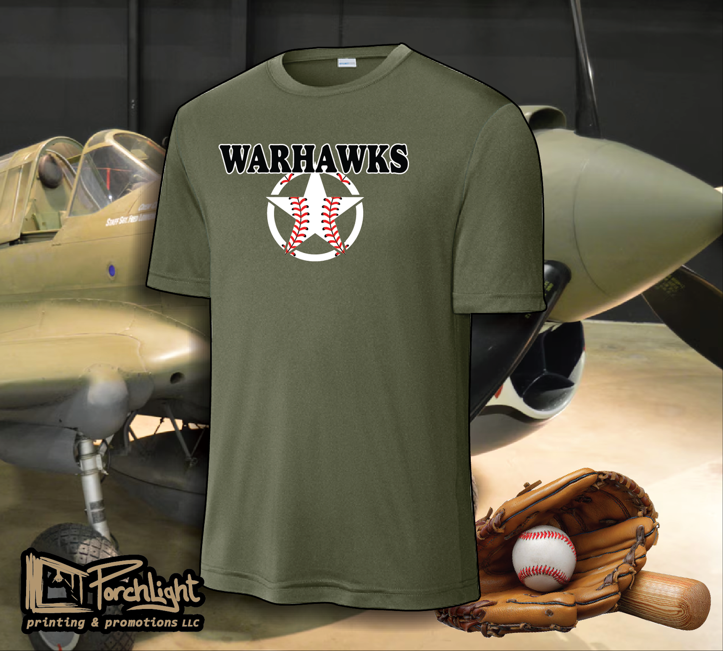 Warhawks Circle Star Logo apparel