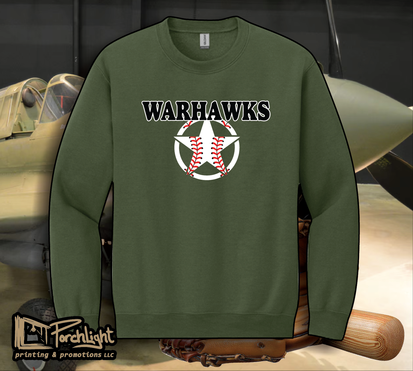 Warhawks Circle Star Logo apparel